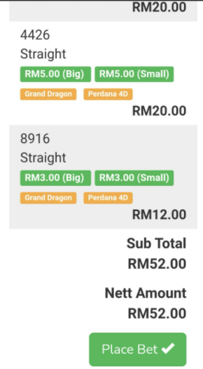 buy 4D online